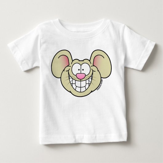 笑顔のタンマウス ベビーTシャツ (正面)