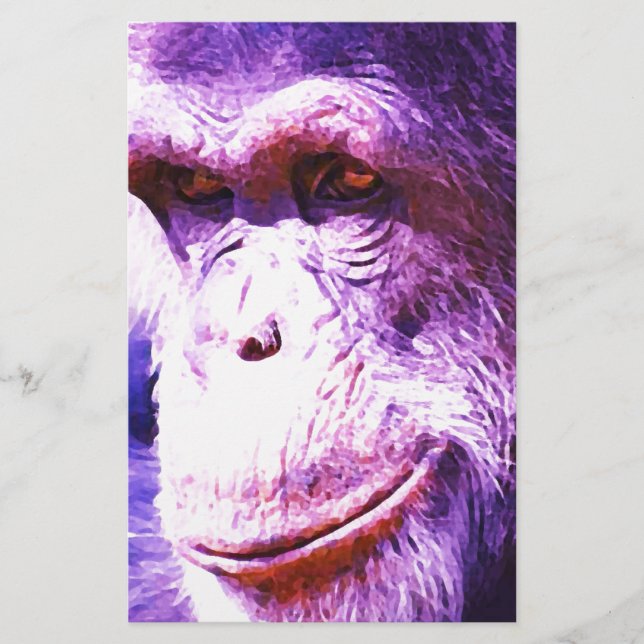 笑顔のチンパンジー (正面)