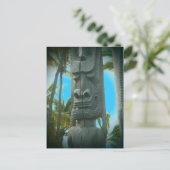 笑顔のティキ像はがき ポストカード (スタンド正面)