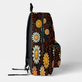 笑顔のデイジーと渦巻きバックパック プリントバックパック (左)