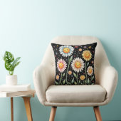 笑顔のデイジー装飾用クッション クッション (椅子)