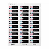 笑顔のトランスジェンダー国旗 ラベル (フルシート)