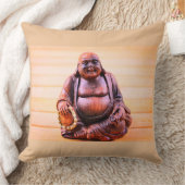 笑顔のハッピーブッダ クッション (ブランケット)