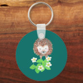 笑顔のハリネズミ キーホルダー (正面)