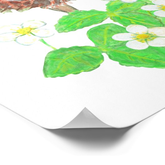 笑顔のハリネズミ ポスター (角)