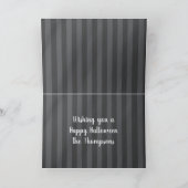 笑顔のハロウィーンコーンキャンディ カード (内部)