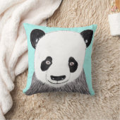 笑顔のパンダ クッション (ブランケット)