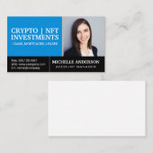 笑顔のビジネスウーマン |財務企業の管理 名刺 (正面/裏面)