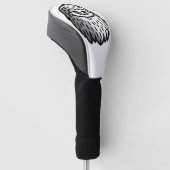 笑顔のビッグフット – サスカッチ目撃 ゴルフヘッドカバー (アングル)