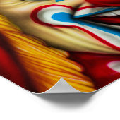 笑顔のピエロポスター ポスター (角)