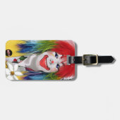 笑顔のピエロラゲージタグ ラゲッジタグ (正面横)