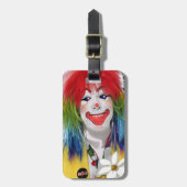 笑顔のピエロラゲージタグ ラゲッジタグ (正面縦)