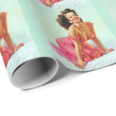 笑顔のピンアップ ラッピングペーパー (ロールコーナー)