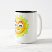 笑顔のフラワーマグ ツートーンマグカップ (正面右)