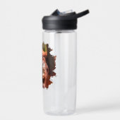 笑顔のベビーオランウータン母アーム ウォーターボトル (左面)