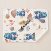 笑顔のベビーヒッポ シェルパブランケット (正面(横))