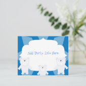 笑顔のホッキョクグマおもしろいかわいいマンガアート (スタンド正面)