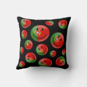 笑顔のポルトガルの旗 クッション (裏面)