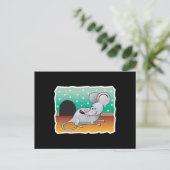 笑顔のマウス ポストカード (スタンド正面)