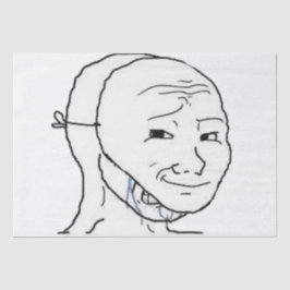 笑顔のマスク 薄葉紙