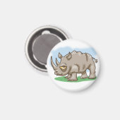 笑顔のマンガRhino マグネット (正面/裏面)