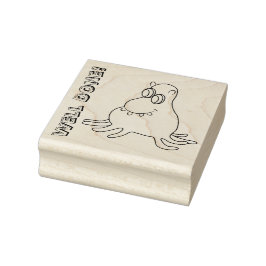 笑顔のモンスターカスタマイズ可能なゴムスタンプ ラバースタンプ