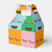 笑顔のモンスターブロック顔 フェイバーボックス (裏面サイド)