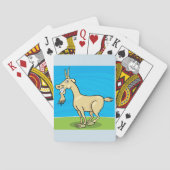 笑顔のヤギのトランプ トランプ (裏面)