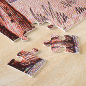 笑顔のライオン ジグソーパズル (側面)