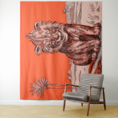 笑顔のライオン タペストリー (インサイチュ)