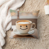 笑顔のラテバイサニーウィンドウ クッション (ブランケット)