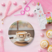 笑顔のラテバイサニーウィンドウ ペーパープレート (パーティー)