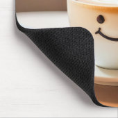 笑顔のラテバイサニーウィンドウ マウスパッド (コーナー)