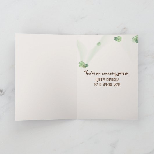 笑顔のラテ誕生日 カード (内部)