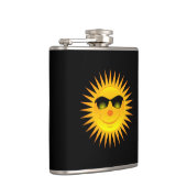 笑顔の夏の太陽 フラスク (右)