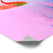 笑顔の天のクマ ポスター (角)