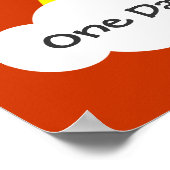 笑顔の太陽ある日の時間回復ポスター ポスター (角)