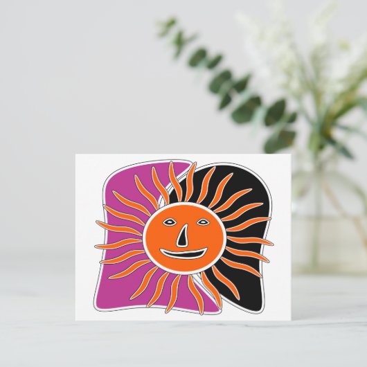 笑顔の太陽の顔 (スタンド正面)