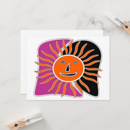 笑顔の太陽の顔