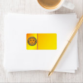 笑顔の太陽住所 シール (インサイチュ)