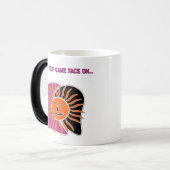 笑顔の太陽顔磁石 モーフィングマグカップ (正面左)