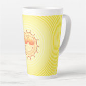 笑顔の太陽 カフェラテマグ (右アングル)