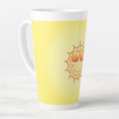 笑顔の太陽 カフェラテマグ (左アングル)