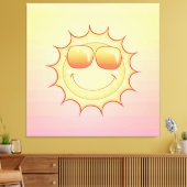 笑顔の太陽 キャンバスプリント (インサイチュ (リビング))