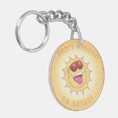 笑顔の太陽 キーホルダー (正面左)