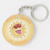 笑顔の太陽 キーホルダー (裏面)