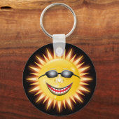 笑顔の太陽 キーホルダー (正面)
