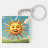 「笑顔の太陽」 キーホルダー (裏面)