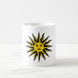 笑顔の太陽 コーヒーマグカップ