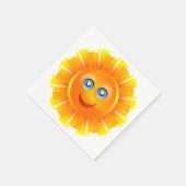 笑顔の太陽 スタンダードカクテルナプキン (角)